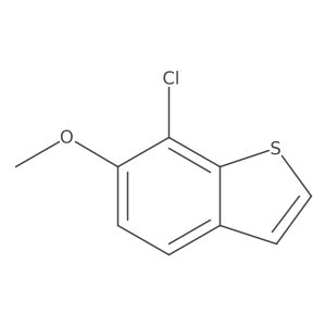 7-Chloro-6-methoxybenzo[b]thiophene Structure