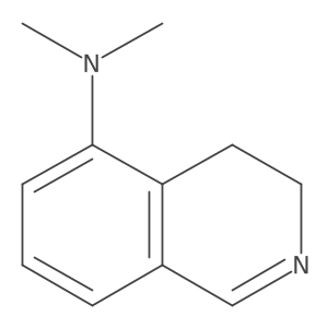 N,N-dimethyl-3,4-dihydroisoquinolin-5-amine结构式
