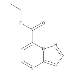 Ethyl pyrazolo[1,5-a]pyrimidine-7-carboxylate结构式