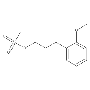 3-(2-Methoxyphenyl)propyl methanesulfonate Structure