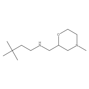 (3,3-Dimethylbutyl)[(4-methylmorpholin-2-yl)methyl]amine结构式