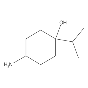 4-Amino-1-(propan-2-yl)cyclohexan-1-ol Structure