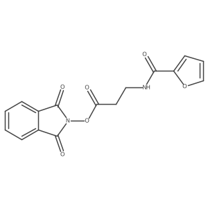 1,3-dioxo-2,3-dihydro-1H-isoindol-2-yl 3-[(furan-2-yl)formamido]propanoate Structure