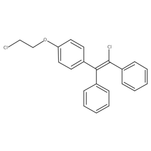 1-(2-Chloro-1,2-diphenylethenyl)-4-(2-chloroethoxy)benzene Structure