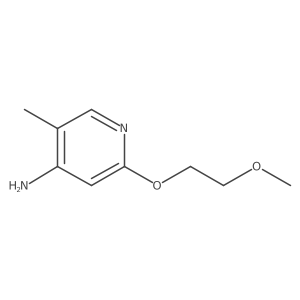 2-(2-Methoxyethoxy)-5-methyl-4-pyridinamine Structure