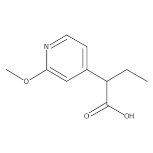 2-(2-Methoxypyridin-4-yl)butanoic acid Structure