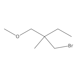 2-(Bromomethyl)-1-methoxy-2-methylbutane结构式