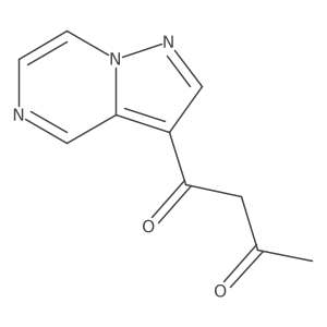 1-{Pyrazolo[1,5-a]pyrazin-3-yl}butane-1,3-dione Structure