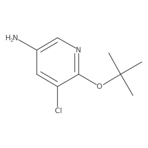 6-(Tert-butoxy)-5-chloropyridin-3-amine Structure