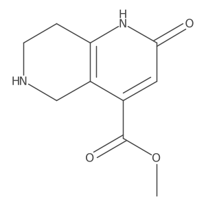 Methyl 2-oxo-1,2,5,6,7,8-hexahydro-1,6-naphthyridine-4-carboxylate Structure