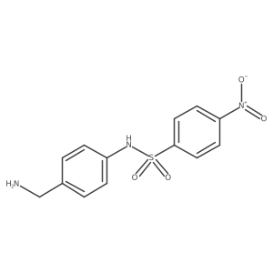 N-[4-(aminomethyl)phenyl]-4-nitrobenzene-1-sulfonamide Structure