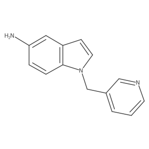 5-Amino-1-(3-pyridylmethyl)indole结构式