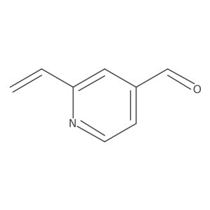 2-Ethenylpyridine-4-carbaldehyde结构式