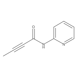 n-(Pyridin-2-yl)but-2-ynamide结构式