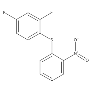 2-(2,4-Difluorophenylsulfanyl)-1-nitrobenzene Structure
