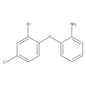2-(2-bromo-4-chlorophenoxy)Benzenamine结构式