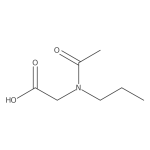 2-(N-propylacetamido)acetic acid Structure