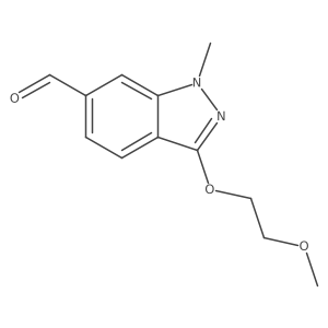 3-(2-methoxyethoxy)-1-methyl-1H-indazole-6-carbaldehyde结构式