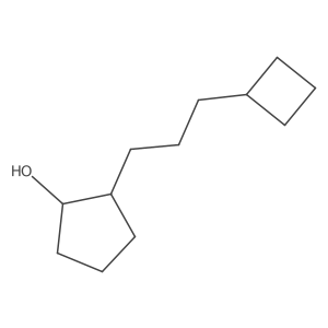 2-(3-Cyclobutylpropyl)cyclopentan-1-ol Structure