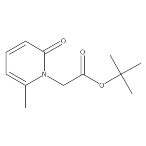 Tert-butyl 2-(6-methyl-2-oxo-1,2-dihydropyridin-1-yl)acetate Structure