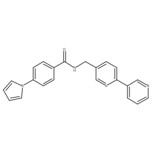 N-([2,3'-bipyridin]-5-ylmethyl)-4-(1H-pyrrol-1-yl)benzamide Structure