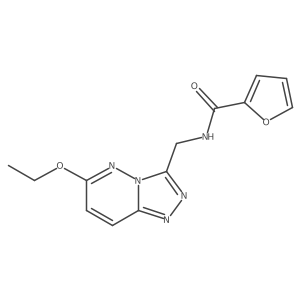 N-((6-ethoxy-[1,2,4]triazolo[4,3-b]pyridazin-3-yl)methyl)furan-2-carboxamide结构式