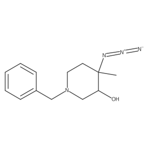 4-Azido-1-benzyl-4-methylpiperidin-3-OL结构式