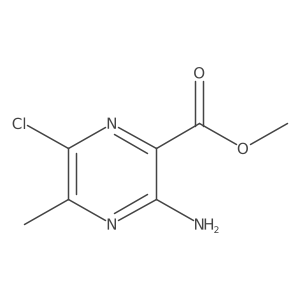 Methyl 3-amino-6-chloro-5-methylpyrazine-2-carboxylate Structure