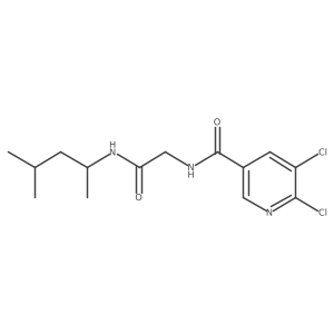 2-[(5,6-dichloropyridin-3-yl)formamido]-N-(4-methylpentan-2-yl)acetamide Structure