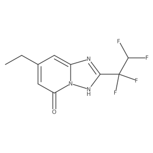 7-Ethyl-2-(1,1,2,2-tetrafluoroethyl)-[1,2,4]triazolo[1,5-a]pyridin-5-ol Structure