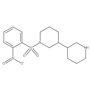 1-(2-Nitrobenzenesulfonyl)-3,3'-bipiperidine结构式