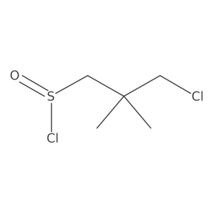 3-Chloro-2,2-dimethylpropane-1-sulfinyl chloride Structure