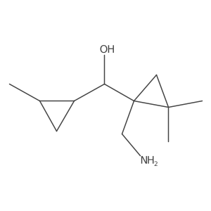 [1-(Aminomethyl)-2,2-dimethylcyclopropyl](2-methylcyclopropyl)methanol Structure