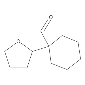 1-(Oxolan-2-yl)cyclohexane-1-carbaldehyde Structure