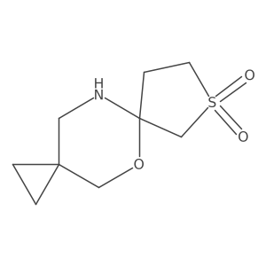 5-Oxa-8lambda6-thia-11-azadispiro[2.2.4^{6}.2^{3}]dodecane-8,8-dione结构式
