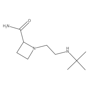 1-[2-(Tert-butylamino)ethyl]azetidine-2-carboxamide Structure