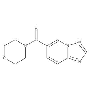 4-{[1,2,4]Triazolo[1,5-a]pyridine-6-carbonyl}morpholine Structure