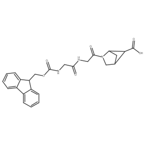 2-{2-[2-({[(9H-fluoren-9-yl)methoxy]carbonyl}amino)acetamido]acetyl}-2-azabicyclo[2.1.1]hexane-5-carboxylic acid Structure