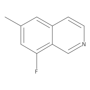 8-Fluoro-6-methylisoquinoline结构式