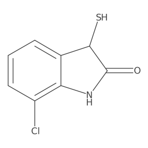 7-chloro-3-sulfanyl-2,3-dihydro-1H-indol-2-one Structure