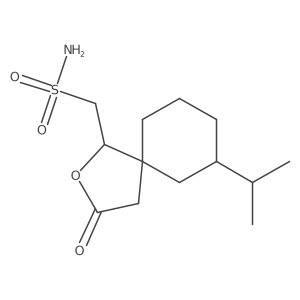 [3-Oxo-7-(propan-2-yl)-2-oxaspiro[4.5]decan-1-yl]methanesulfonamide结构式