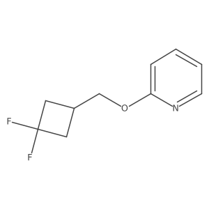 2-[(3,3-Difluorocyclobutyl)methoxy]pyridine Structure