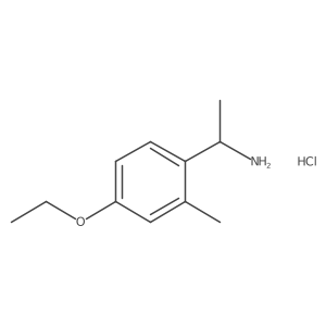 1-(4-Ethoxy-2-methylphenyl)-ethylamine hydrochloride Structure