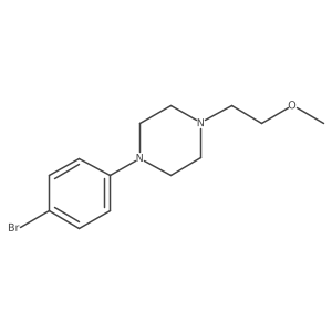 1-(4-Bromophenyl)-4-(2-methoxyethyl)piperazine结构式