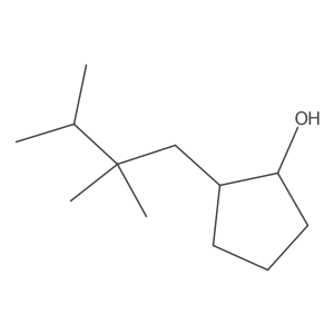 rac-(1R,2S)-2-(2,2,3-trimethylbutyl)cyclopentan-1-ol Structure