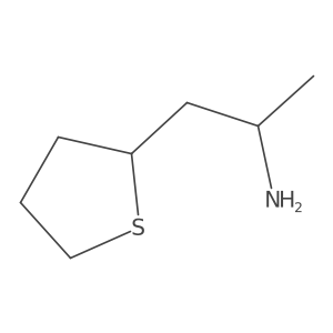(2S)-1-(thiolan-2-yl)propan-2-amine Structure