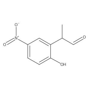 2-(2-Hydroxy-5-nitrophenyl)propanal结构式