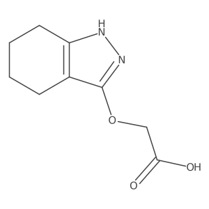 2-(4,5,6,7-tetrahydro-1H-indazol-3-yloxy)acetic acid Structure
