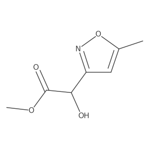Methyl 2-hydroxy-2-(5-methyl-1,2-oxazol-3-yl)acetate Structure