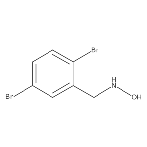 N-[(2,5-dibromophenyl)methyl]hydroxylamine结构式
